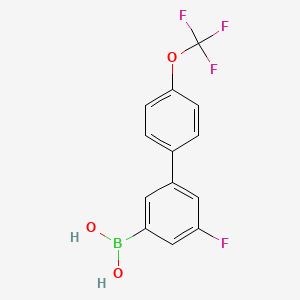 (5-Fluoro-4'-(trifluoromethoxy)-[1,1'-biphenyl]-3-yl)boronic acid