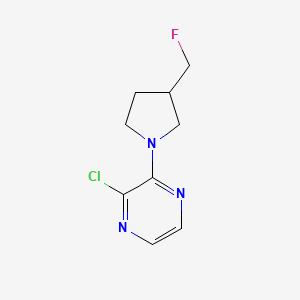 2-Chloro-3-(3-(fluoromethyl)pyrrolidin-1-yl)pyrazine