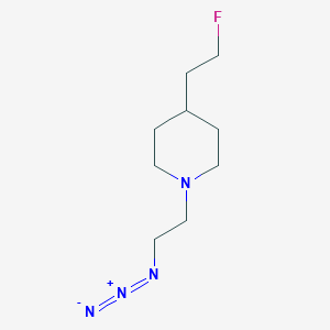 molecular formula C9H17FN4 B1476524 1-(2-Azidoethyl)-4-(2-fluoroethyl)piperidine CAS No. 2097954-11-3