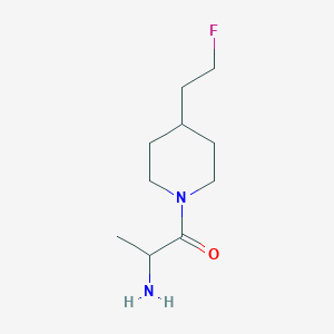 molecular formula C10H19FN2O B1476525 2-氨基-1-(4-(2-氟乙基)哌啶-1-基)丙酮 CAS No. 2089700-42-3