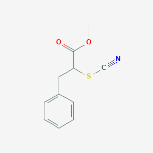 Methyl 3-phenyl-2-thiocyanatopropanoate