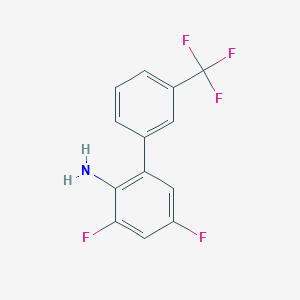 3,5-Difluoro-3'-(trifluoromethyl)-[1,1'-biphenyl]-2-amine