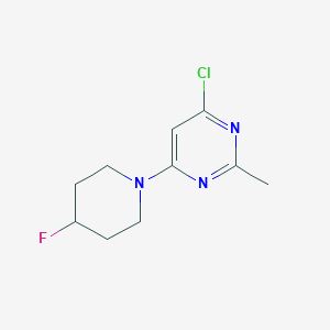 4-Chloro-6-(4-fluoropiperidin-1-yl)-2-methylpyrimidine