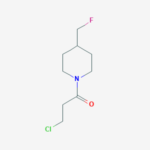 molecular formula C9H15ClFNO B1476546 3-Chloro-1-(4-(fluoromethyl)piperidin-1-yl)propan-1-one CAS No. 2002047-95-0