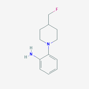 B1476574 2-(4-(Fluoromethyl)piperidin-1-yl)aniline CAS No. 1996525-05-3