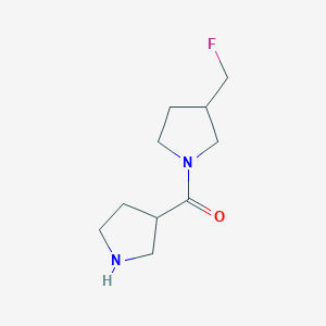 molecular formula C10H17FN2O B1476578 (3-(Fluoromethyl)pyrrolidin-1-yl)(pyrrolidin-3-yl)methanone CAS No. 2097987-22-7