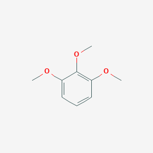 molecular formula C9H12O3 B147658 1,2,3-三甲氧基苯 CAS No. 634-36-6