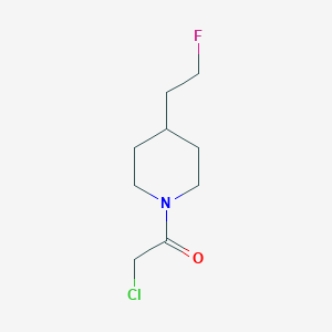 2-Chloro-1-(4-(2-fluoroethyl)piperidin-1-yl)ethan-1-one