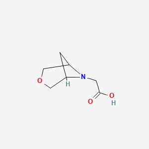 2-(3-Oxa-6-azabicyclo[3.1.1]heptan-6-yl)acetic acid