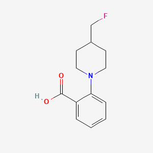 molecular formula C13H16FNO2 B1476585 Acide 2-(4-(fluorométhyl)pipéridin-1-yl)benzoïque CAS No. 2028906-51-4