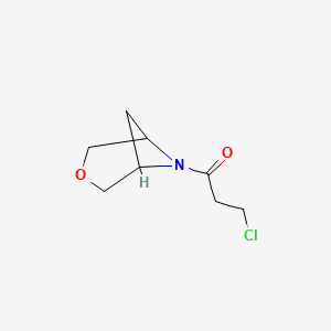 1-(3-Oxa-6-azabicyclo[3.1.1]heptan-6-yl)-3-chloropropan-1-one