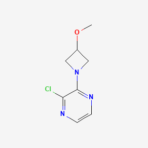 2-Chloro-3-(3-methoxyazetidin-1-yl)pyrazine