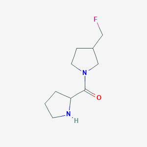 molecular formula C10H17FN2O B1476595 3-(Fluoromethyl)-1-prolylpyrrolidine CAS No. 2097950-46-2