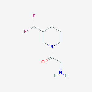 2-Amino-1-(3-(difluoromethyl)piperidin-1-yl)ethan-1-one