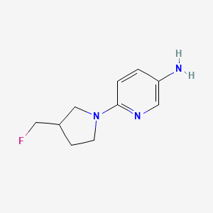 6-(3-(Fluoromethyl)pyrrolidin-1-yl)pyridin-3-amine