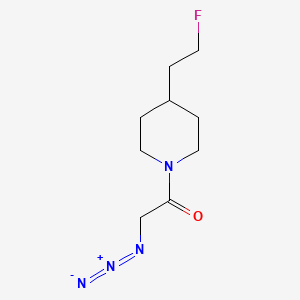 molecular formula C9H15FN4O B1476612 2-叠氮-1-(4-(2-氟乙基)哌啶-1-基)乙烷-1-酮 CAS No. 2098065-86-0