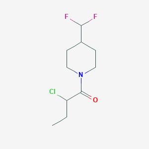 2-Chloro-1-(4-(difluoromethyl)piperidin-1-yl)butan-1-one