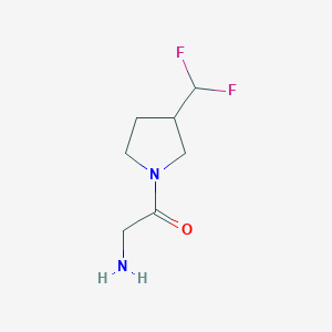 2-Amino-1-(3-(difluoromethyl)pyrrolidin-1-yl)ethan-1-one