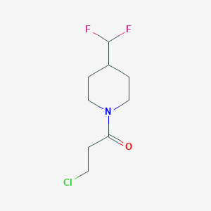 molecular formula C9H14ClF2NO B1476625 3-Chloro-1-(4-(difluoromethyl)piperidin-1-yl)propan-1-one CAS No. 2004833-01-4