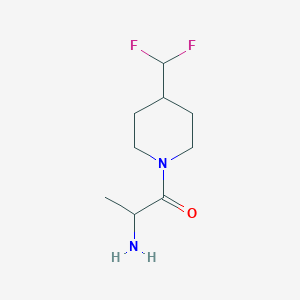 molecular formula C9H16F2N2O B1476626 2-Amino-1-(4-(difluoromethyl)piperidin-1-yl)propan-1-one CAS No. 1869654-09-0