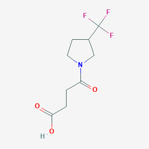 4-Oxo-4-(3-(trifluoromethyl)pyrrolidin-1-yl)butanoic acid