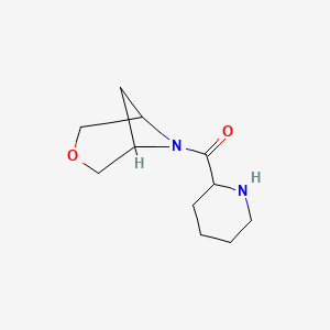 (3-Oxa-6-azabicyclo[3.1.1]heptan-6-yl)(piperidin-2-yl)methanone