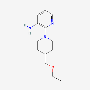molecular formula C13H21N3O B1476672 2-(4-(Ethoxymethyl)piperidin-1-yl)pyridin-3-amine CAS No. 2097996-40-0