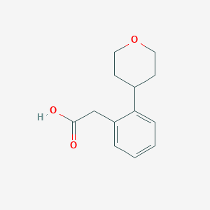 2-(2-(Tetrahydro-2H-pyran-4-yl)phenyl)acetic acid