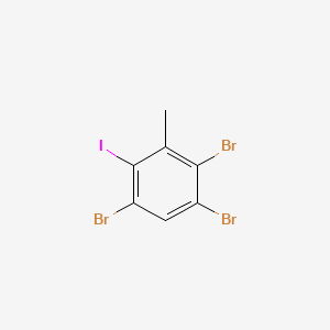 1,2,5-Tribromo-4-iodo-3-methylbenzene