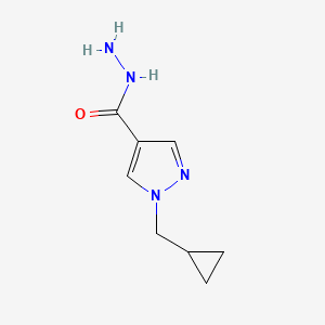 1-(Cyclopropylmethyl)-1H-pyrazole-4-carbohydrazide