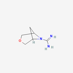 3-Oxa-6-azabicyclo[3.1.1]heptane-6-carboximidamide