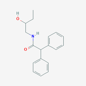 molecular formula C18H21NO2 B147669 1-(N-Diphenylacetamido)-2-butanol CAS No. 130203-73-5