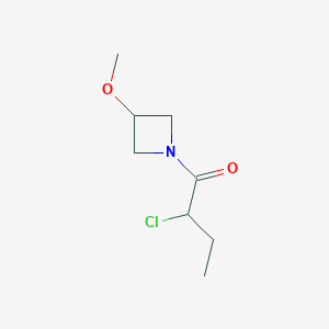 molecular formula C8H14ClNO2 B1476690 2-Chloro-1-(3-methoxyazetidin-1-yl)butan-1-one CAS No. 2091636-86-9