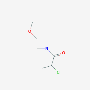 molecular formula C7H12ClNO2 B1476692 2-Chloro-1-(3-methoxyazetidin-1-yl)propan-1-one CAS No. 1865987-71-8