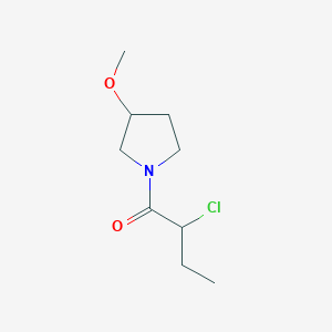 2-Chloro-1-(3-methoxypyrrolidin-1-yl)butan-1-one