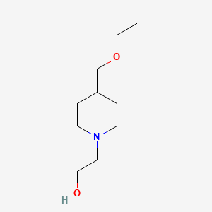 molecular formula C10H21NO2 B1476694 1-(2-Hydroxyéthyl)-4-(éthoxyméthyl)pipéridine CAS No. 2098031-48-0