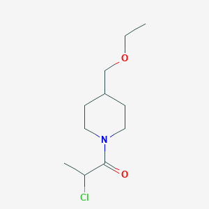 2-Chloro-1-(4-(ethoxymethyl)piperidin-1-yl)propan-1-one