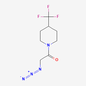 2-Azido-1-(4-(trifluoromethyl)piperidin-1-yl)ethan-1-one