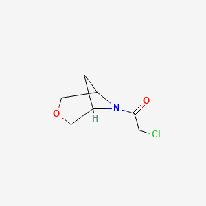 1-(3-Oxa-6-azabicyclo[3.1.1]heptan-6-yl)-2-chloroethan-1-one