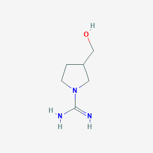 3-(Hydroxymethyl)pyrrolidine-1-carboximidamide