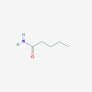 molecular formula C5H11NO B147674 戊酰胺 CAS No. 626-97-1