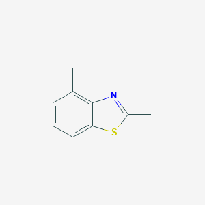 molecular formula C9H9NS B147675 2,4-二甲基苯并[d]噻唑 CAS No. 5262-63-5