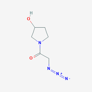 2-Azido-1-(3-hydroxypyrrolidin-1-yl)ethan-1-one