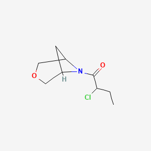 1-(3-Oxa-6-azabicyclo[3.1.1]heptan-6-yl)-2-chlorobutan-1-one