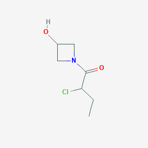 2-Chloro-1-(3-hydroxyazetidin-1-yl)butan-1-one