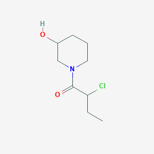 2-Chloro-1-(3-hydroxypiperidin-1-yl)butan-1-one