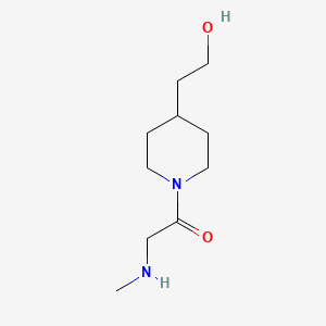1-(4-(2-Hydroxyethyl)piperidin-1-yl)-2-(methylamino)ethan-1-one