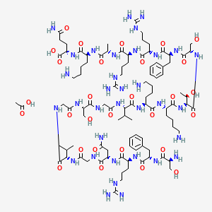 molecular formula C97H164N34O29 B14767621 Neuropeptide S (Rat) acetate 