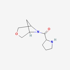 molecular formula C10H16N2O2 B1476769 6-Prolyl-3-oxa-6-azabicyclo[3.1.1]heptane CAS No. 2097943-12-7