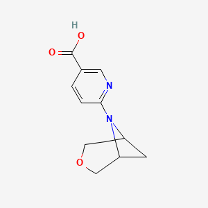 6-(3-Oxa-6-azabicyclo[3.1.1]heptan-6-yl)nicotinic acid